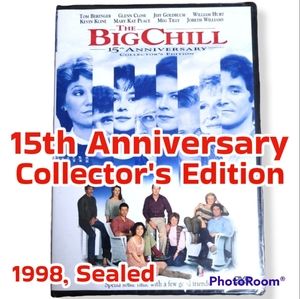 Vtg NWT The Big Chill 15th Anniversary Collector's Edition DVD 1998 Still Sealed